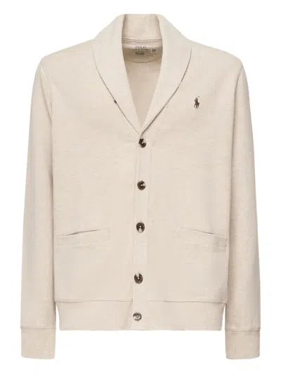 Polo Ralph Lauren Shawl-collar Button Cardigan In Neutral