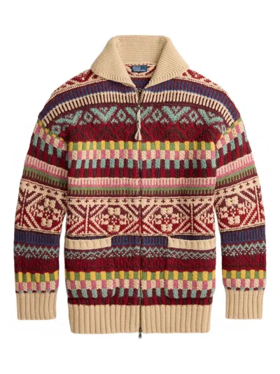 Polo Ralph Lauren Cardigan Mit Schalkragen In Multi