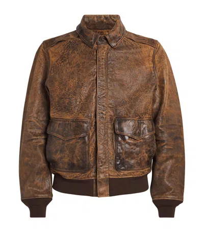 POLO RALPH LAUREN SHEEP LEATHER FLIGHT JACKET