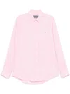 Polo Ralph Lauren Lightweight Linen Long Sleeve Shirt In Pink
