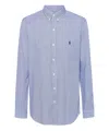 Polo Ralph Lauren Slim Fit Checked Stretch Poplin Shirt In Blue