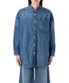 Polo Ralph Lauren Overshirt Denim Chest Pocket In Blue