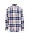 Polo Ralph Lauren Plaid-check Shirt In Blue