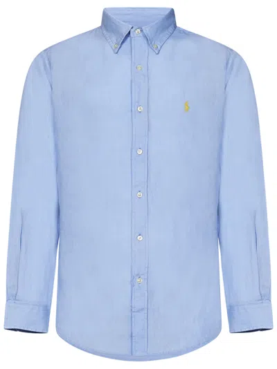 Polo Ralph Lauren Shirt In Clear Blue