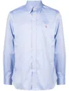 Polo Ralph Lauren Shirt Collared Long Sleeves In Blue
