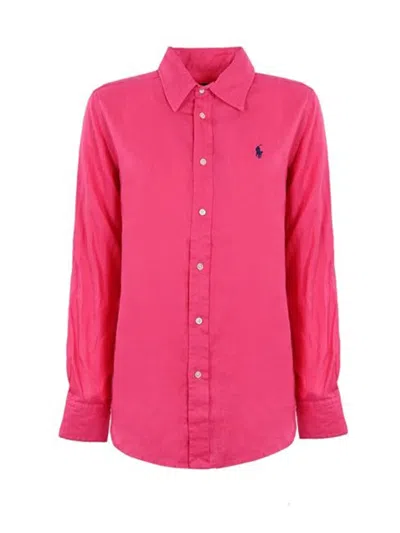 Polo Ralph Lauren Shirt In Desert Pink