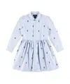 Polo Ralph Lauren Horses Shirt Dress In Blue