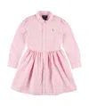 Polo Ralph Lauren Shirt Dress In Pink