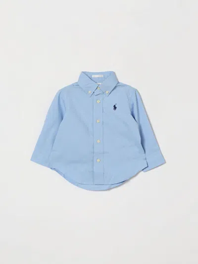 Polo Ralph Lauren Babies'  Shirt Kids Color Gnawed Blue
