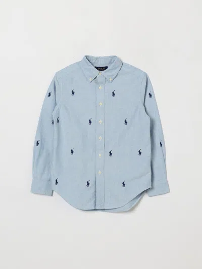 Polo Ralph Lauren Shirt Kids Color Sky Blue