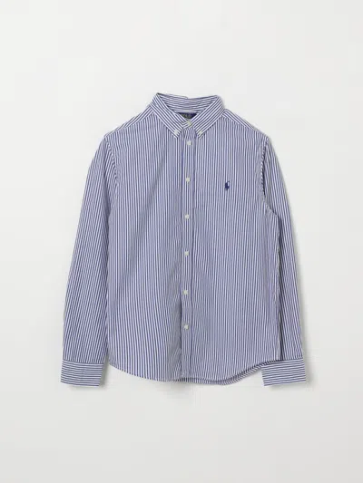 Polo Ralph Lauren Shirt  Kids Color Navy In Blue