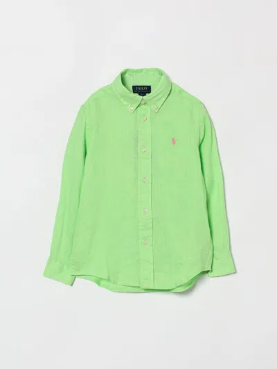 Polo Ralph Lauren Shirt Kids  In Green