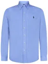 Polo Ralph Lauren Long-sleeve Cotton Shirt In Blue