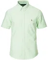 Polo Ralph Lauren Shirt Men's Oasis Green Cotton Classic Fit Button Down Mcww167 In Green