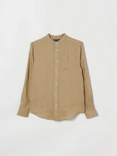 Polo Ralph Lauren Shirt  Kids Color Beige In Brown