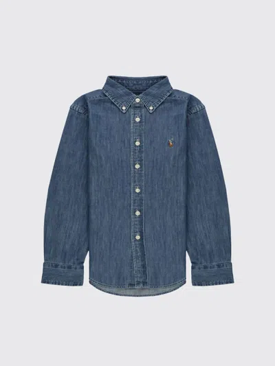 Polo Ralph Lauren Shirt Kids  In Blue