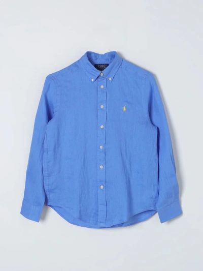 Polo Ralph Lauren Shirt  Kids In Gnawed Blue