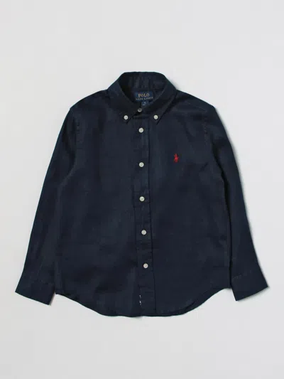 Polo Ralph Lauren Kids' Hemd  Kinder Farbe Navy