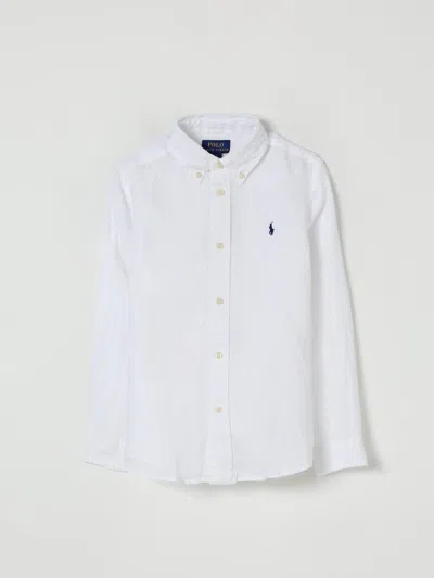 Polo Ralph Lauren Shirt  Kids Colour White