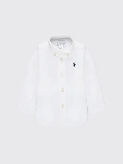 Polo Ralph Lauren Babies' Shirt  Kids Color White