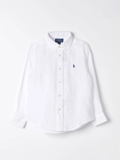 Polo Ralph Lauren Shirt  Kids Color White