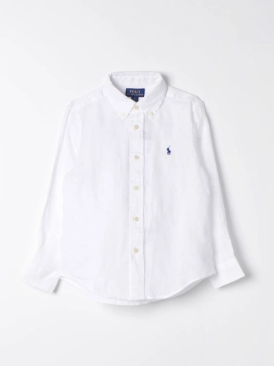 Polo Ralph Lauren Shirt  Kids Colour White