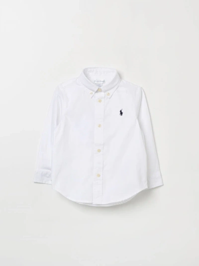 Polo Ralph Lauren Babies' 衬衫  儿童 颜色 白色 In White