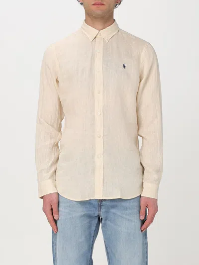 POLO RALPH LAUREN SHIRT POLO RALPH LAUREN MEN COLOR BEIGE,G53762022
