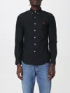 Polo Ralph Lauren Custom-fit Garment Dyed Oxford Shirt In Black