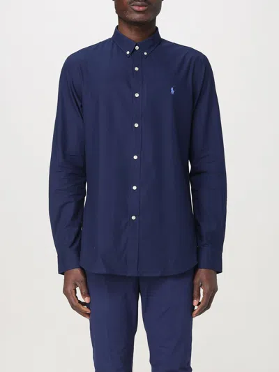 Polo Ralph Lauren Camicia Oxford Slim-fit In Blue