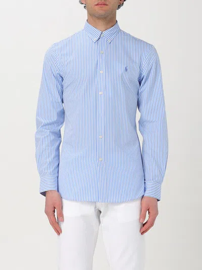POLO RALPH LAUREN SHIRT POLO RALPH LAUREN MEN COLOR BLUE,G53761009