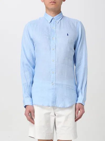 POLO RALPH LAUREN SHIRT POLO RALPH LAUREN MEN COLOR BLUE,G53762009