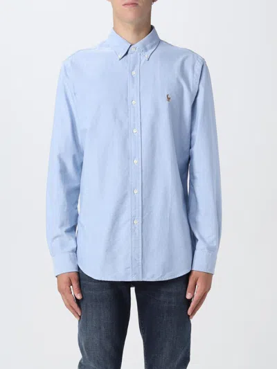 POLO RALPH LAUREN SHIRT POLO RALPH LAUREN MEN COLOR BLUE,D41996009
