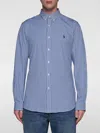 Polo Ralph Lauren Cotton Sport Shirt In Blau