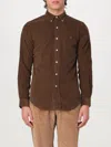 Polo Ralph Lauren Cotton Corduroy Shirt In Braun
