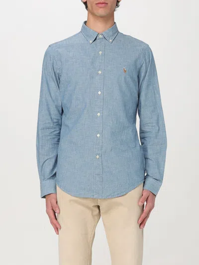 Polo Ralph Lauren Shirt  Men Color Gnawed Blue