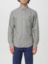 POLO RALPH LAUREN SHIRT POLO RALPH LAUREN MEN COLOR GREY,F91375020