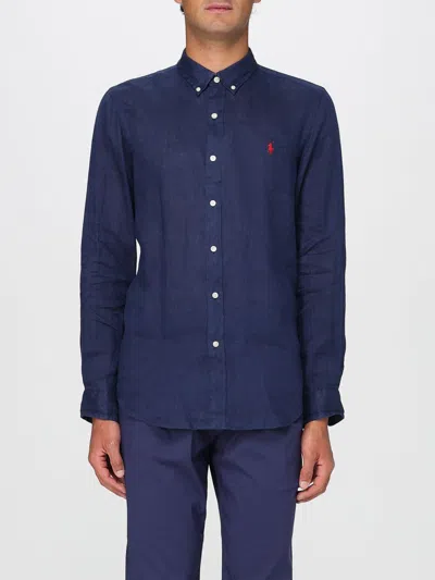 POLO RALPH LAUREN SHIRT POLO RALPH LAUREN MEN COLOR NAVY,G53762045