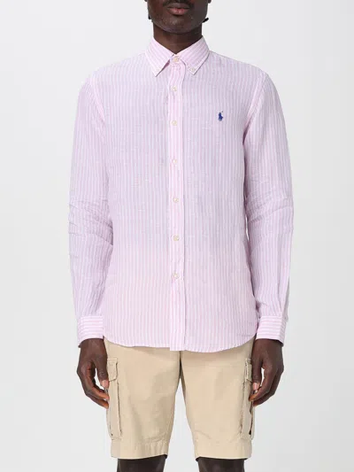 POLO RALPH LAUREN SHIRT POLO RALPH LAUREN MEN COLOR PINK,G96240010
