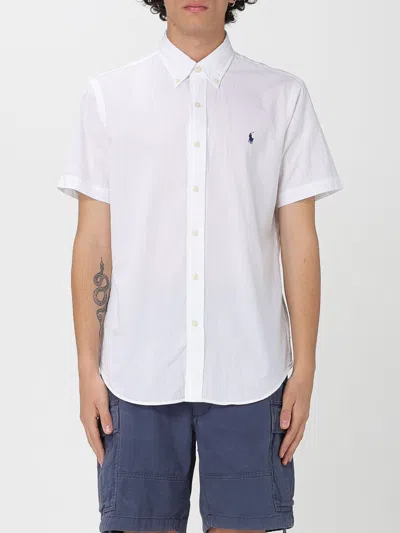 POLO RALPH LAUREN SHIRT POLO RALPH LAUREN MEN COLOR WHITE,G96237001