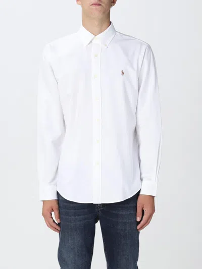 POLO RALPH LAUREN SHIRT POLO RALPH LAUREN MEN COLOR WHITE,D41996001