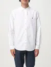 Polo Ralph Lauren Timeless White Shirt With Signature Polo Pony Motif In Multi