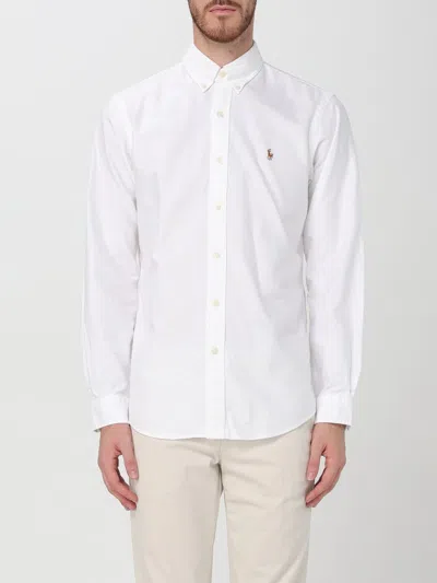 POLO RALPH LAUREN SHIRT POLO RALPH LAUREN MEN COLOR WHITE,F83177001