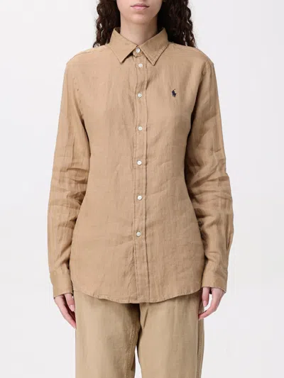 Polo Ralph Lauren Shirt  Woman Color Beige