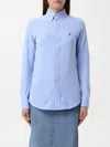 Polo Ralph Lauren Shirt  Woman Color Gnawed Blue In Gnawed Blue