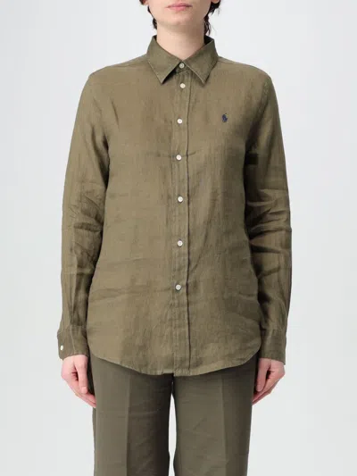 Polo Ralph Lauren Shirt  Woman Color Green In Grün