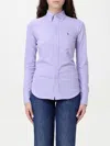 Polo Ralph Lauren Shirt  Woman Color Lilac In Lila