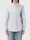 Polo Ralph Lauren Striped Oxford Shirt In Blue