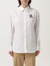 Polo Ralph Lauren Kotta Long Sleeve Button Front Shirt In White
