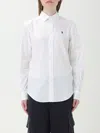 Polo Ralph Lauren Classic Long Sleeves Button Front Shirt Clothing In White